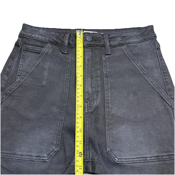 Y2K Barrel Jeans Women’s 29/8 High Rise Utility Soft Grunge Ballon Leg Denim - Picture 5 of 10